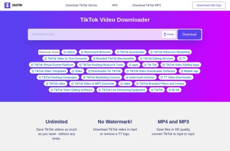 TikTok 视频无水印下载