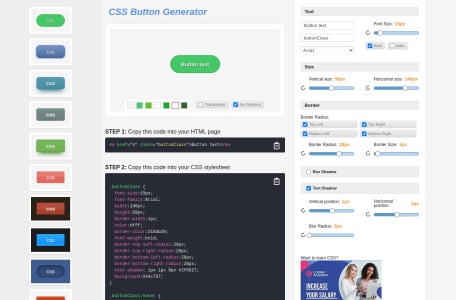 CSS Button Generator