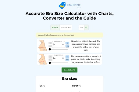 测量胸罩尺码工具