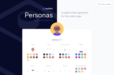 personas.draftbit头像设计